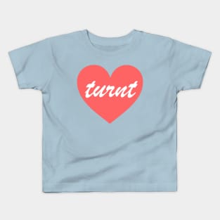 Turnt Heart - Pink Kids T-Shirt